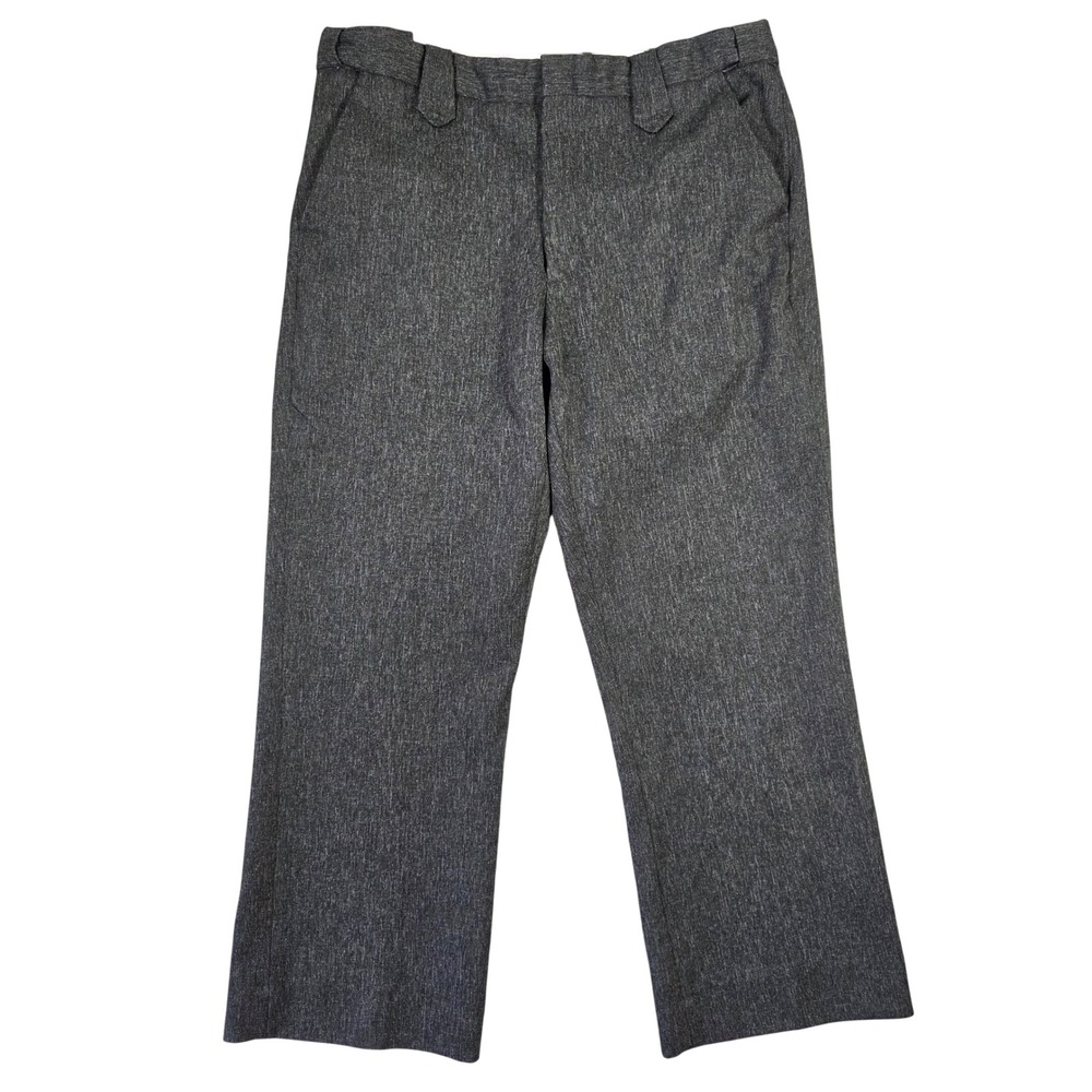 Vintage Circle‎ S Dallas Texas Mens Charcoal Gray Pants Size 36 Career Western